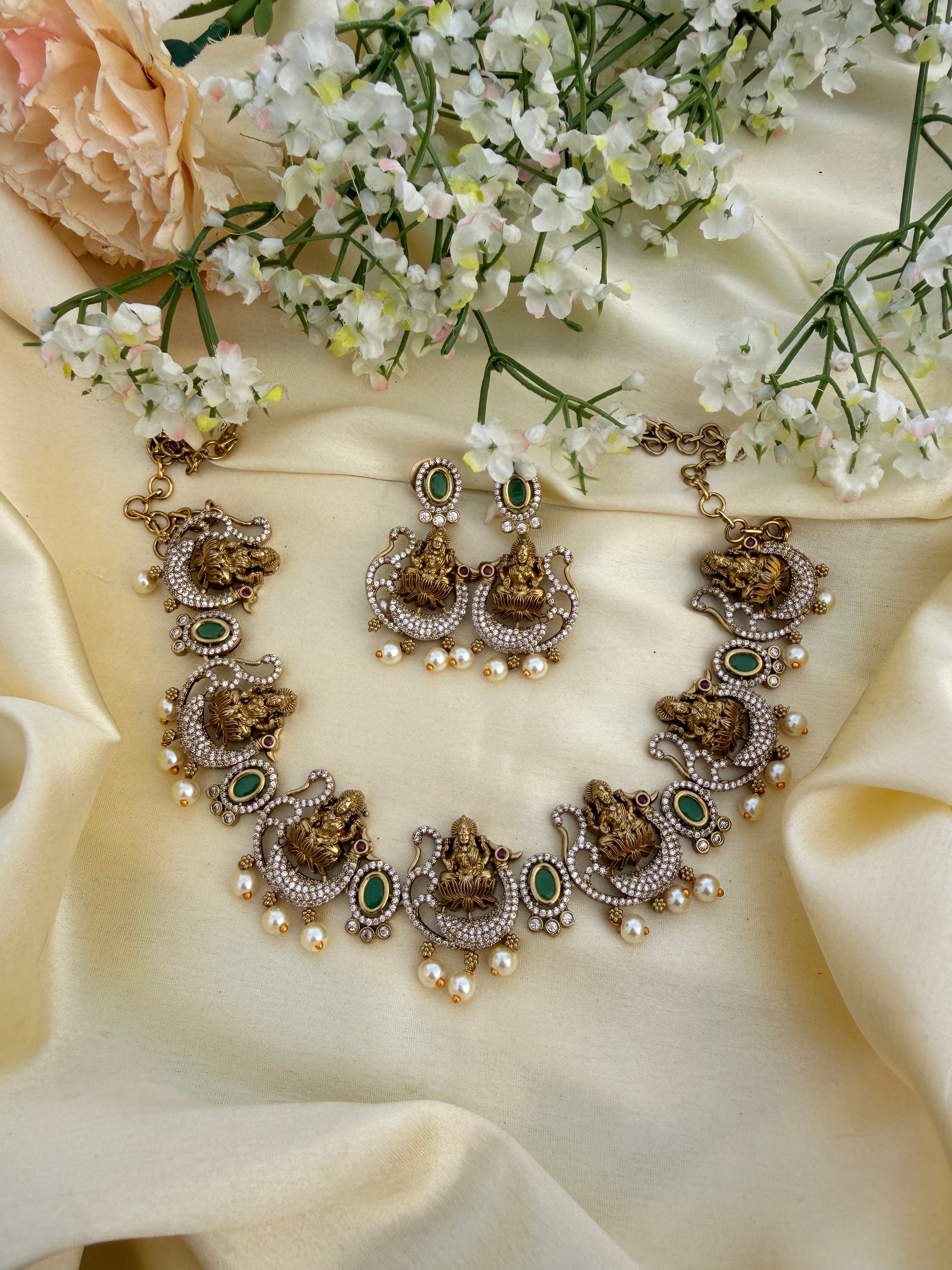 Saptha Lakshmi AD necklace