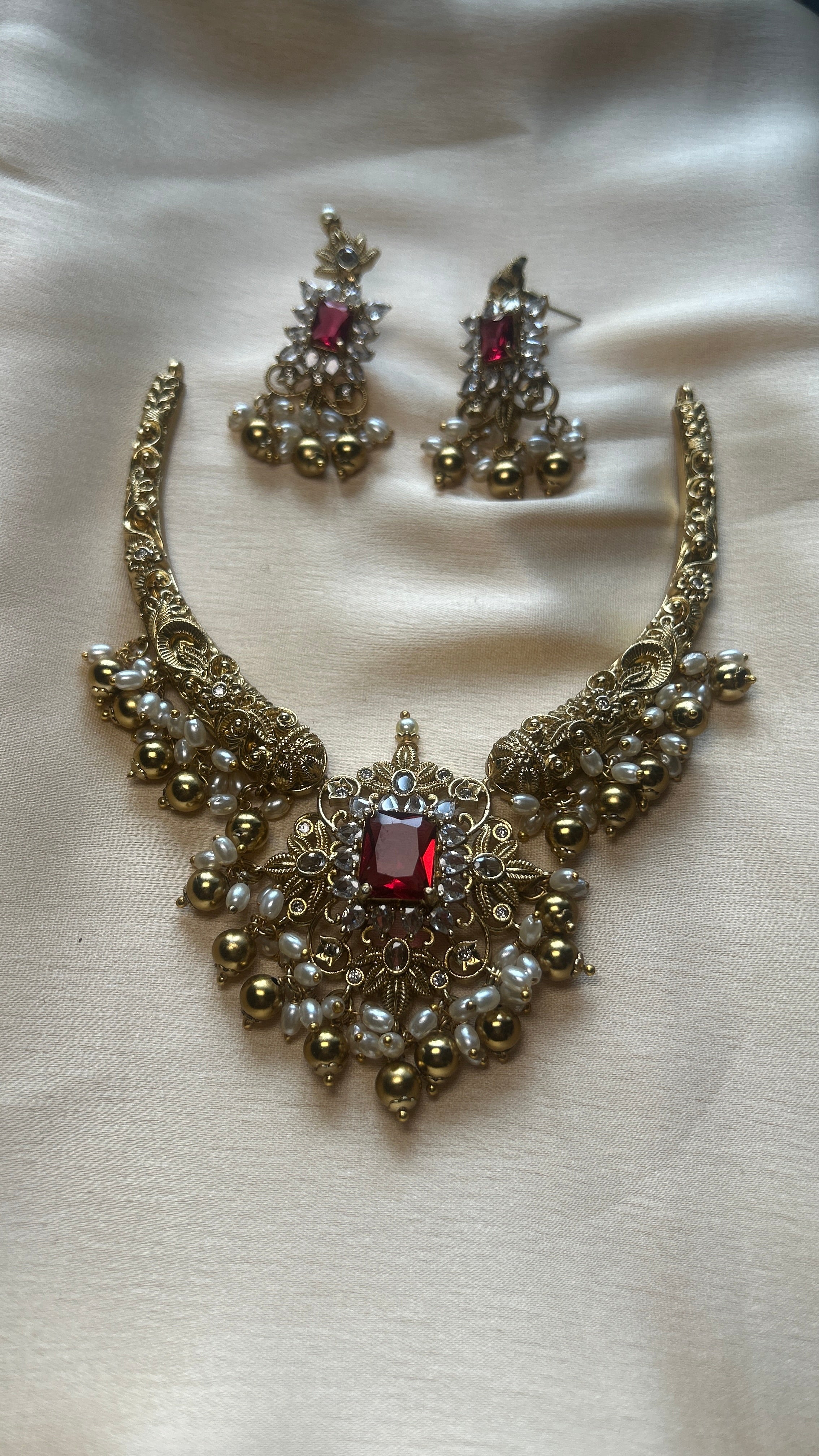 Cutwork rectangle Kada set