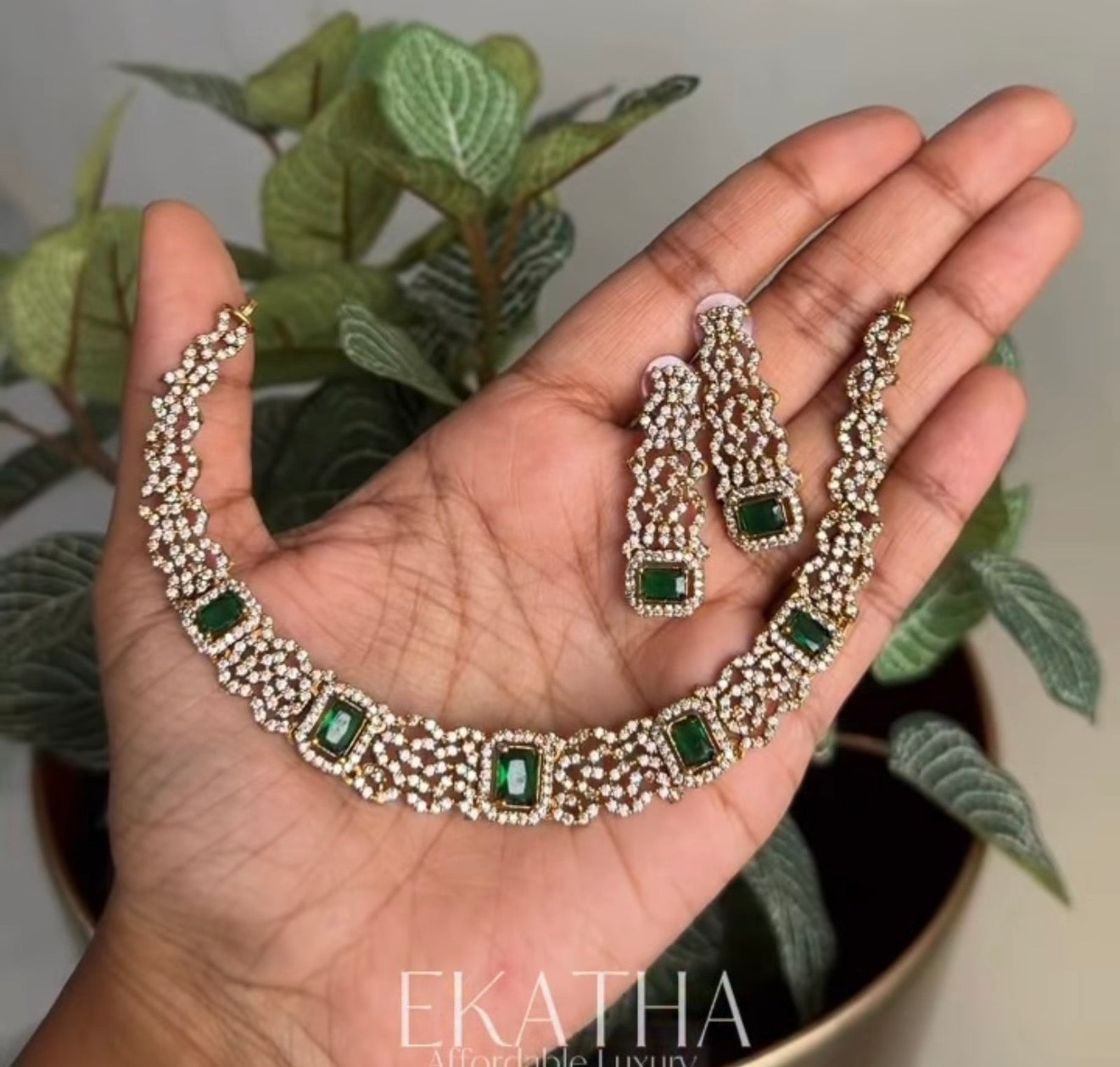 Zivara AD necklace 4 (EK44)