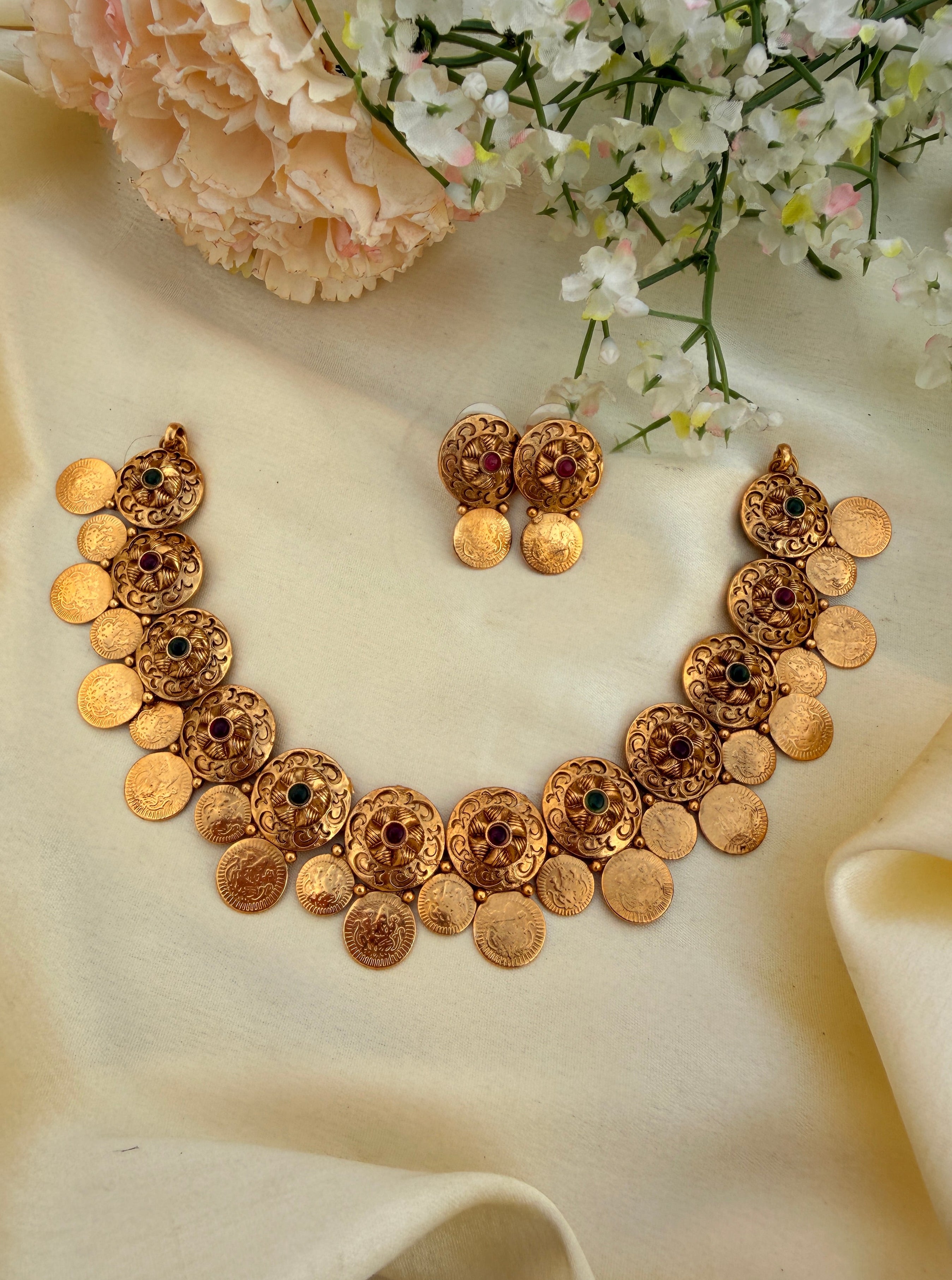 Traditional coin necklace