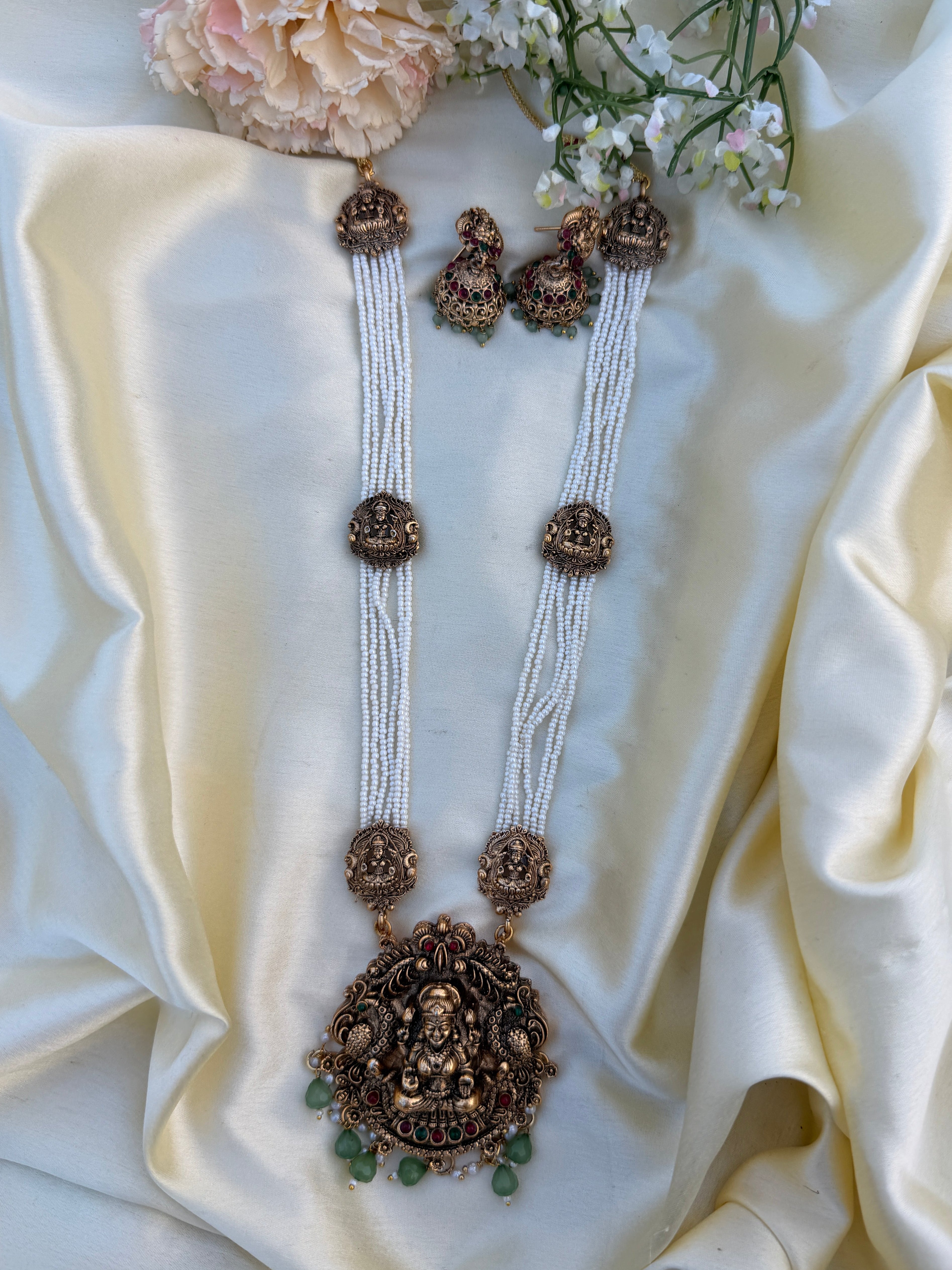 Antique Lakshmi beaded haram