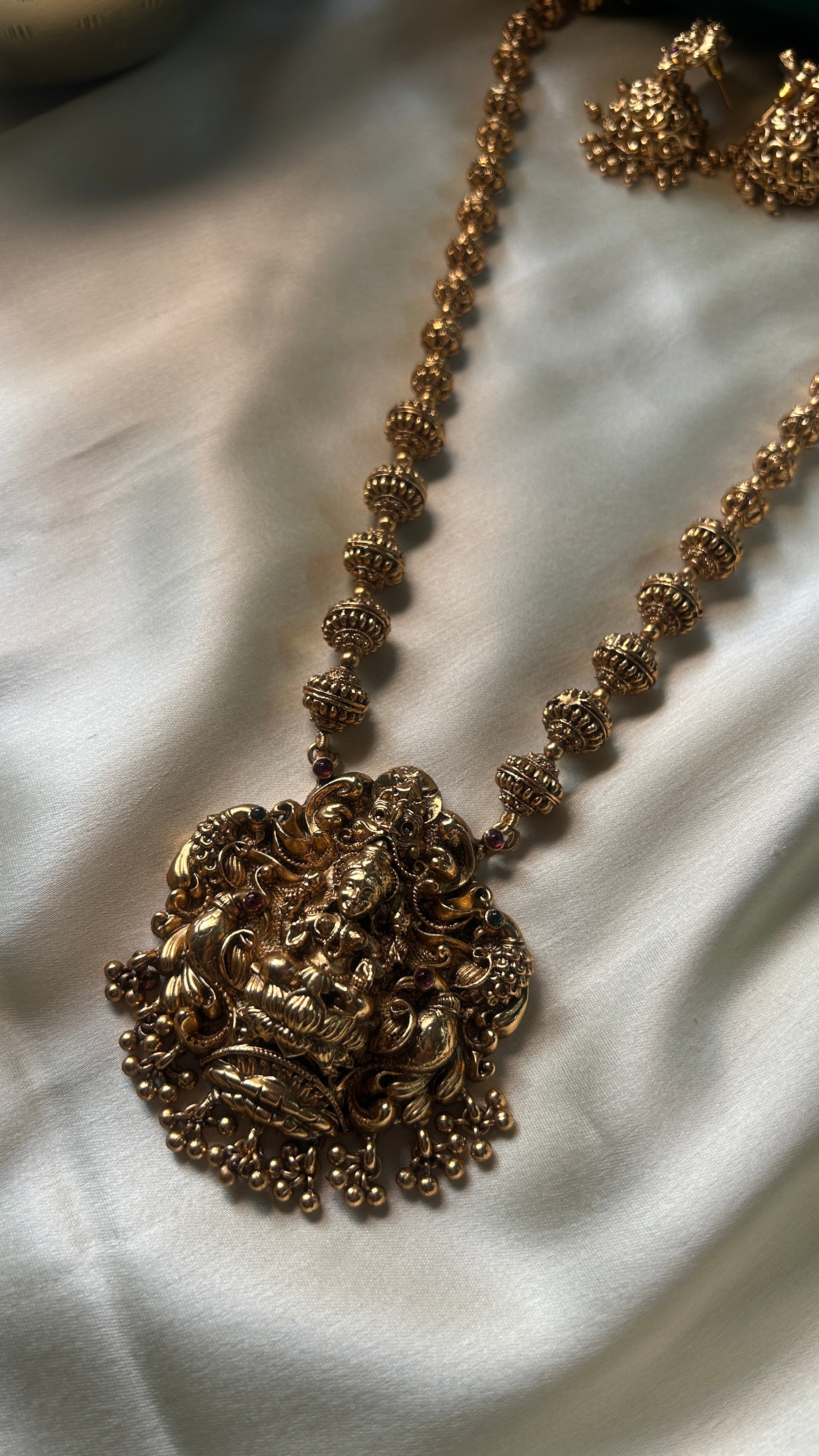 Antique Lakshmi golden haram