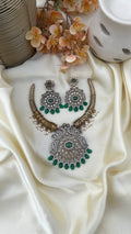 Floral AD necklace (EK081)