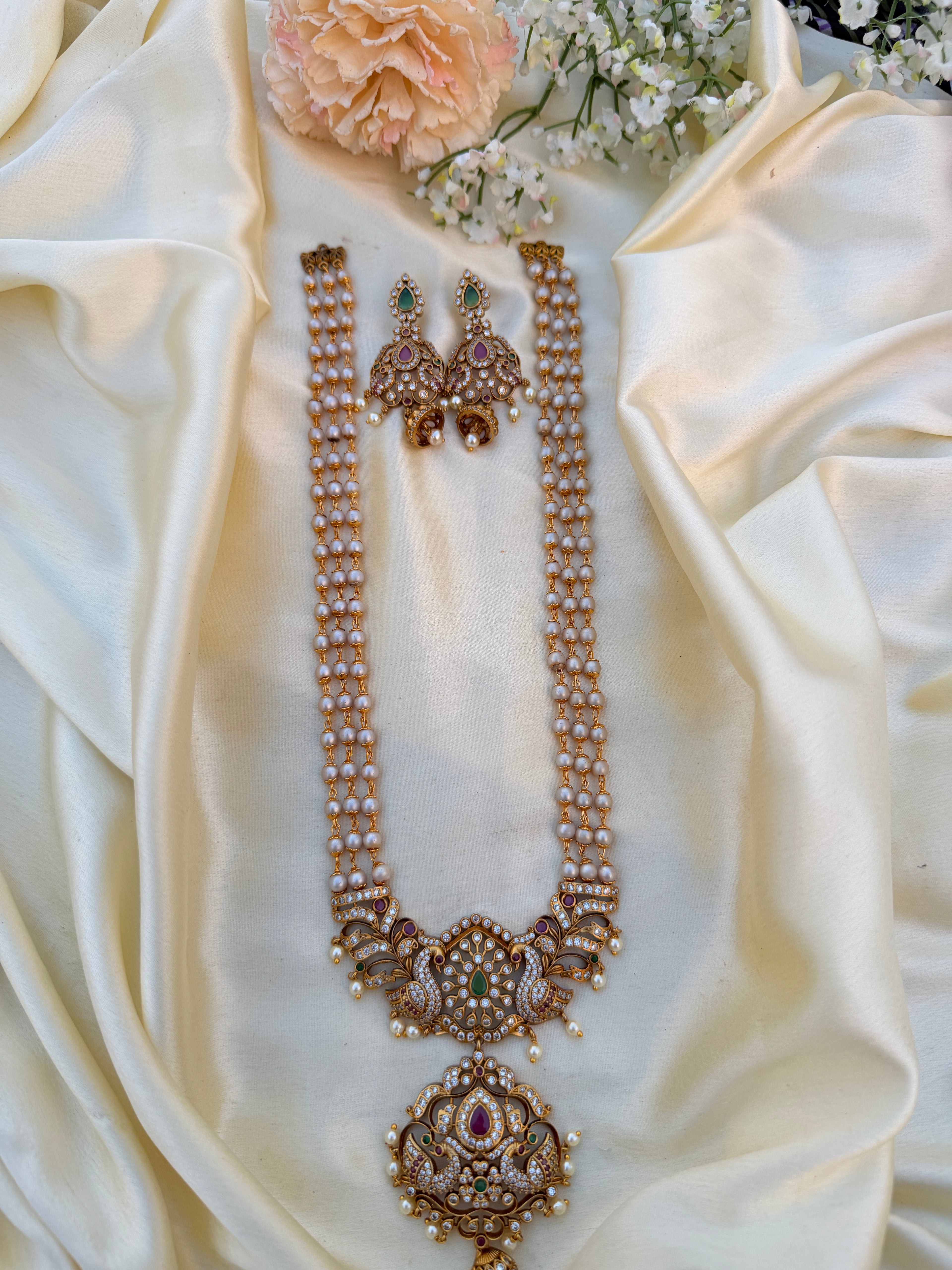 Pearl layered long haram