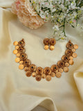 Floral Kasu coin necklace (EK108)